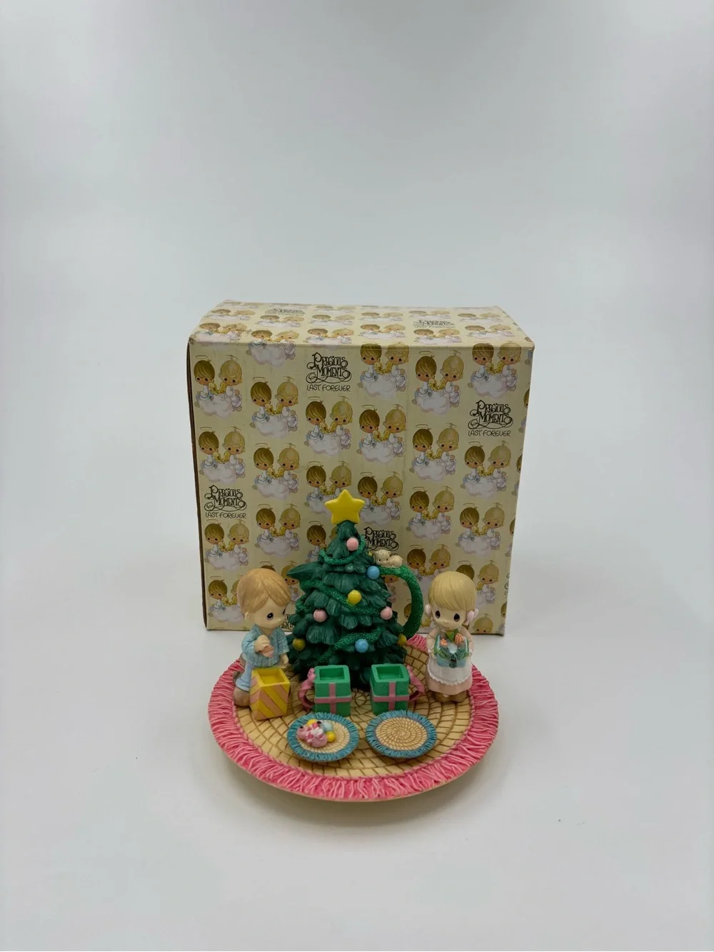Precious Moments Kids Christmas Tree Figurine set with box